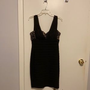 Black cocktail dress